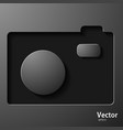 video camera icon on a background vector image vector image