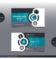 abstract creative business card vector image vector image