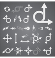 arrow signs vector image