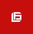 cool and modern logo initials lfg design 1 vector image vector image