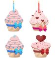 birthday cake vector image