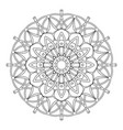 coloring book page vintage decorative elements vector image vector image