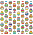 easter pattern vector image vector image