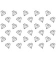 diamonds seamless pattern vector image vector image