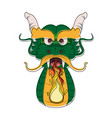 dragon monster cartoon vector image