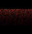 gradient orange technology horizontal background vector image vector image