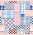 geometric patchwork pattern of a squares vector image