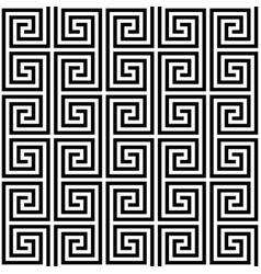 Greek meander patterns Royalty Free Vector Image