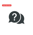 question mark sign icon design vector image