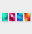 triangle polygonal abstract background colorful vector image