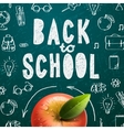 welcome back to school sale background vector image vector image