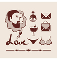 man and woman couple in love vector image
