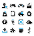 web internet icons set vector image