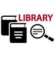 concept library icon vector image