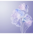 floral background vector image