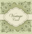 vintage paper frame vector image
