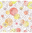 back to school pattern vector image vector image