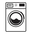 washing machine icon vector image vector image