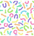 hand drawn arrows vector image