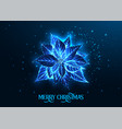 glowing christmas digital greeting card template vector image vector image