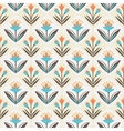 seamless pattern with floral ornament vector image vector image