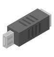 data transfer adapter icon isometric style vector image