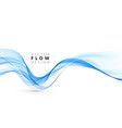 abstract colorful flowing wave lines vector image