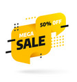 sale banner template design special offer vector image