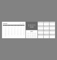 calendar for 2021 year week starts on sunday vector image