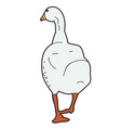 Goose farm animal character Royalty Free Vector Image