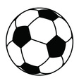 soccer ball vector image vector image