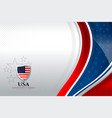 usa background template vector image