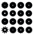 circular saw blades vector image vector image