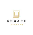 square logo icon vector image