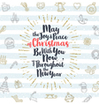 christmas greeting card vector image
