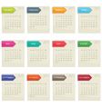 calender for 2011 vector image vector image