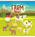 farm frenzy with field full vector image