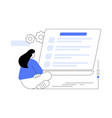 identity guidelines abstract concept vector image vector image