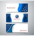 american flag banner vector image vector image