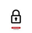 lock icon vector image