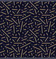 trendy seamless dark pattern - memphis vector image