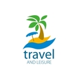 logo travel vector image