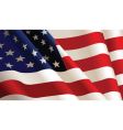 american flag vector image