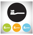 toothbrush icon vector image vector image