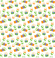 seamless photo cameras pattern isolated on white vector image