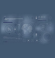 set of infographic elements about satellite vector image vector image