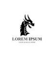 dragon icon vector image