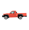 farm pickup drawing off-road car in cartoon style vector image