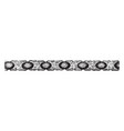 bracelet is made out of gold vintage engraving vector image