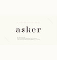 elegant alphabet letters font and number classic vector image